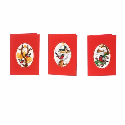 Domherrar - 3 pack kort