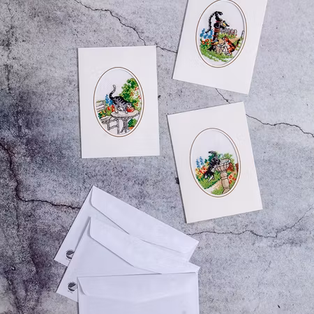 Söta katter - 3 pack kort