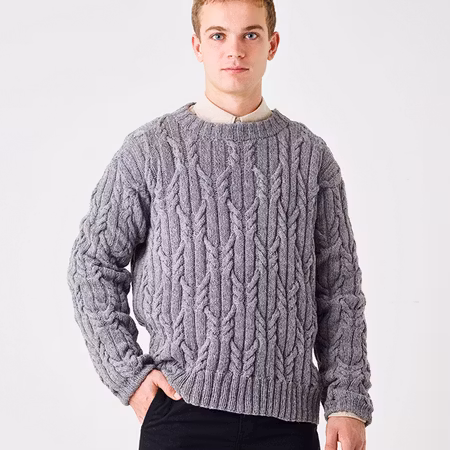 Herrtröja med flätor 899056