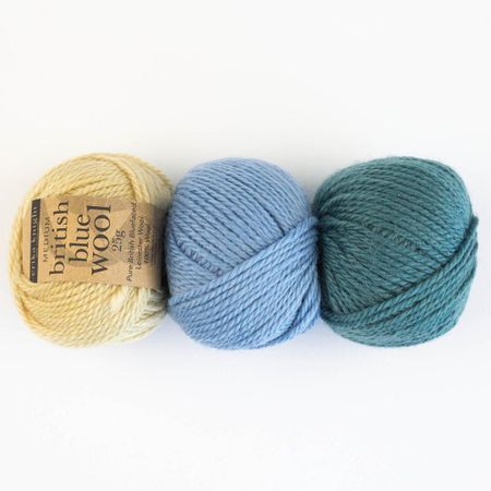 Erika Knight  British Blue Wool 25g.    REA -22% t.o.m. 31 augusti