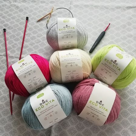 DMC ECO VITA - Recycled cotton - Knitting & crochet yarn