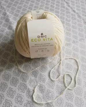 DMC ECO VITA - Recycled cotton - Knitting & crochet yarn   REA -25%    t.o.m. 30 juni