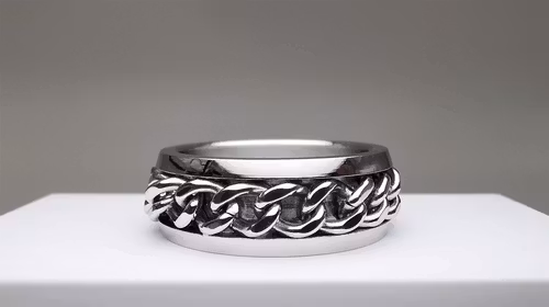 Chic Chain Stainless Steel Ring - SWEVALI