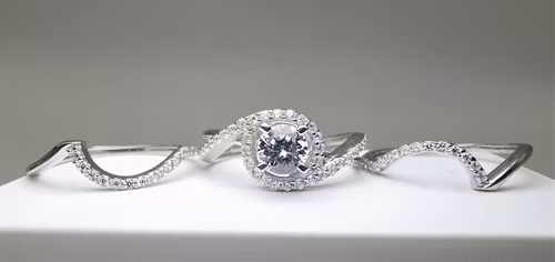 Elegant Beauty Silver Ring Set 925 - SWEVALI