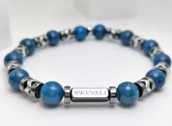 Galaxy Blue Pärlarmband - SWEVALI