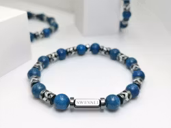 Galaxy Blue Pärlarmband - SWEVALI