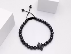 Lily Pearl Black Pärlarmband Herr - SWEVALI