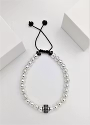 Wheal Charm Pearl Pärlarmband Herr - SWEVALI