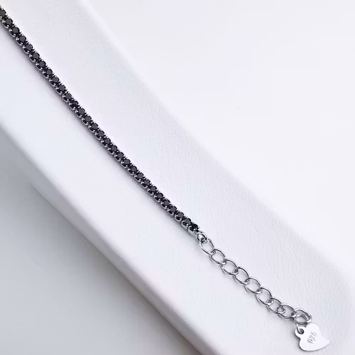 Diamond Black Legacy Silver Armband 925 - SWEVALI