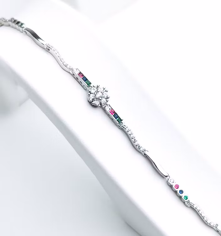 Aroma spring Silver Armband 925 äkta silver, modern silver armband 1