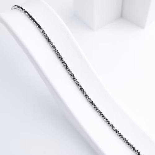 Diamond Black Legacy Silver Armband 925 - SWEVALI