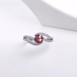 Seductive Carmine Äkta Silver Ring 925 - SWEVALI