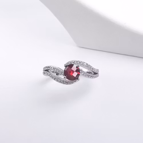 Seductive Carmine Äkta Silver Ring 925 - SWEVALI