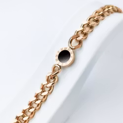 18K Guldpläterad - Era Elegance Lady Confidence Rose Gold Edition Armband - SWEVALI