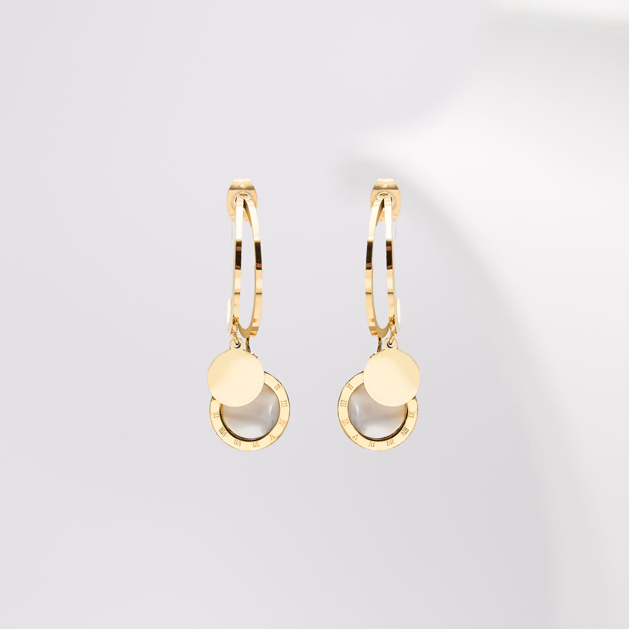 1- Era Elegance Flamenco Gold Edition -Örhänge 316 L - Special Earrings From SWEVALI