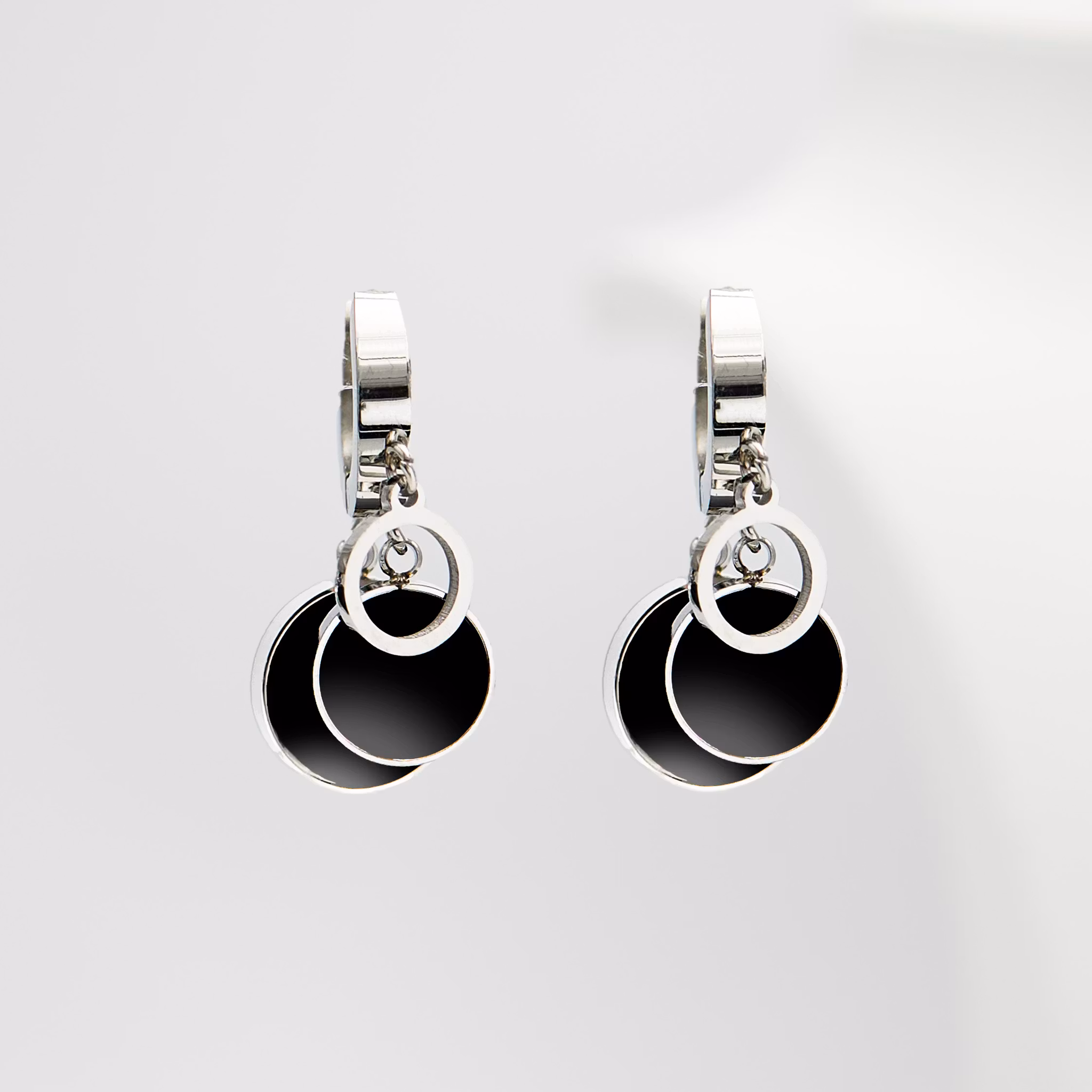 1- Moon Midnight Silver Edition -Örhänge 316 L - Special Earrings from  SWEVALI