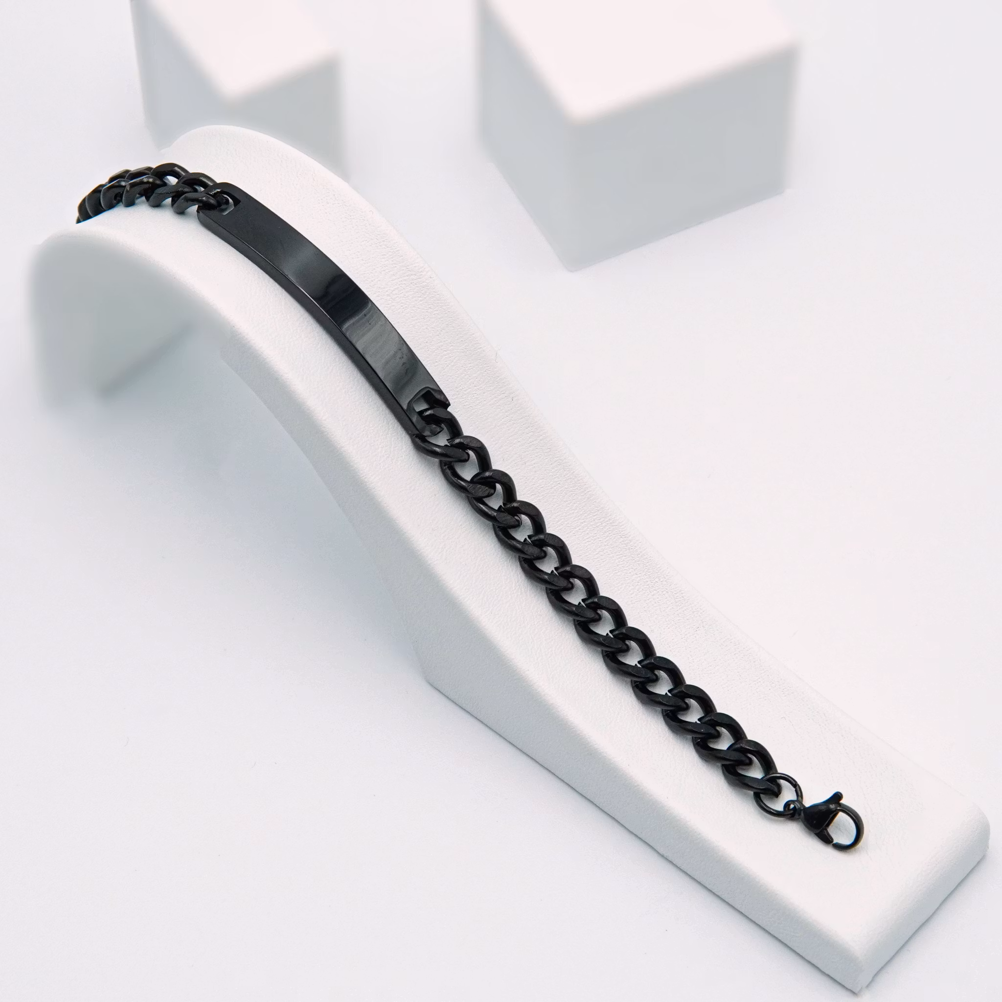 1 Black Elegant - Herr Armband Steel - SWEVALI