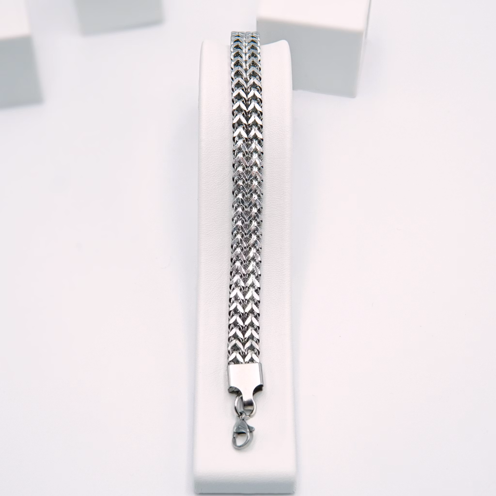 4 Challenger Man silver edition - Herr Armband Steel - SWEVALI