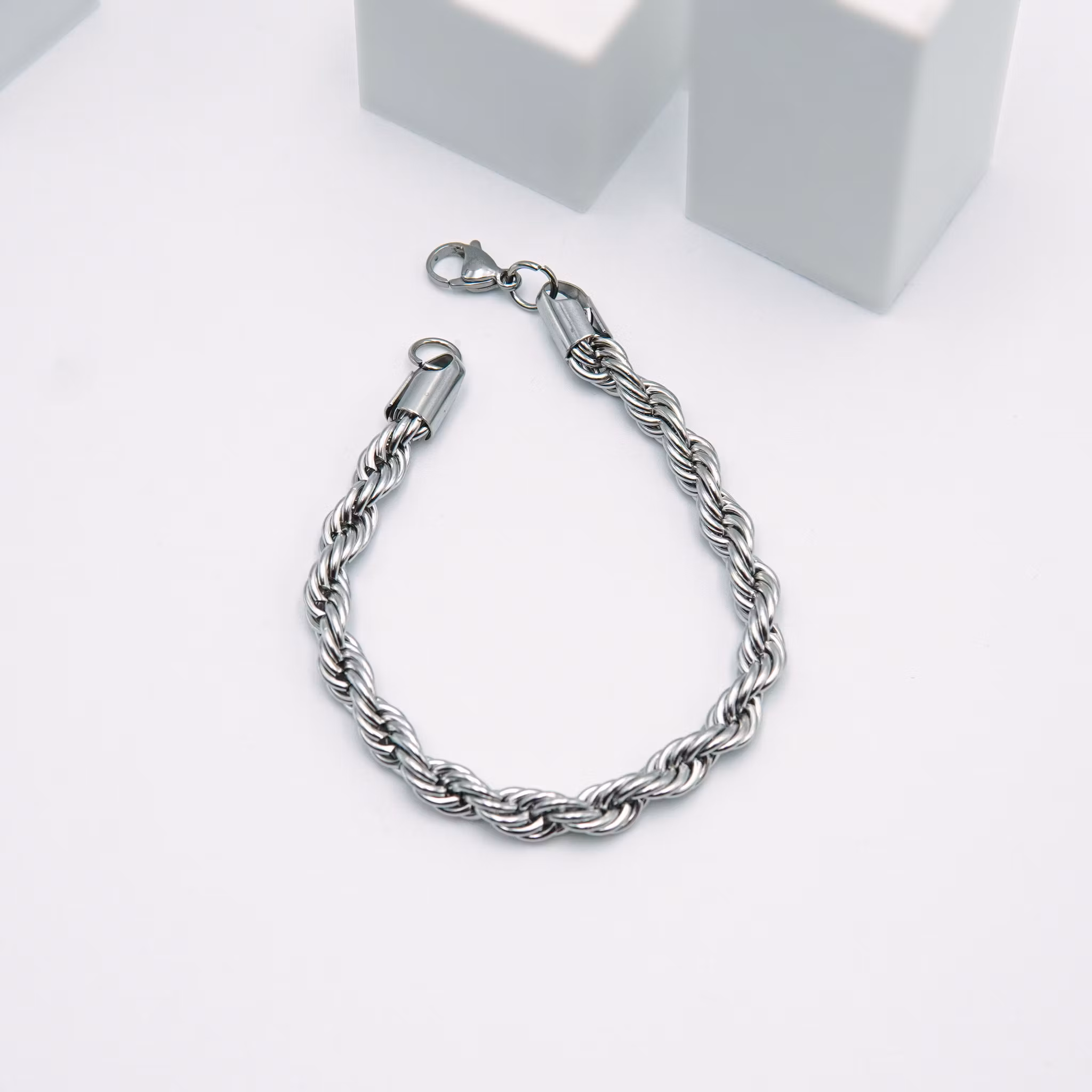 2 Stornger Together Silver man edition- Herr Armband Steel - SWEVALI