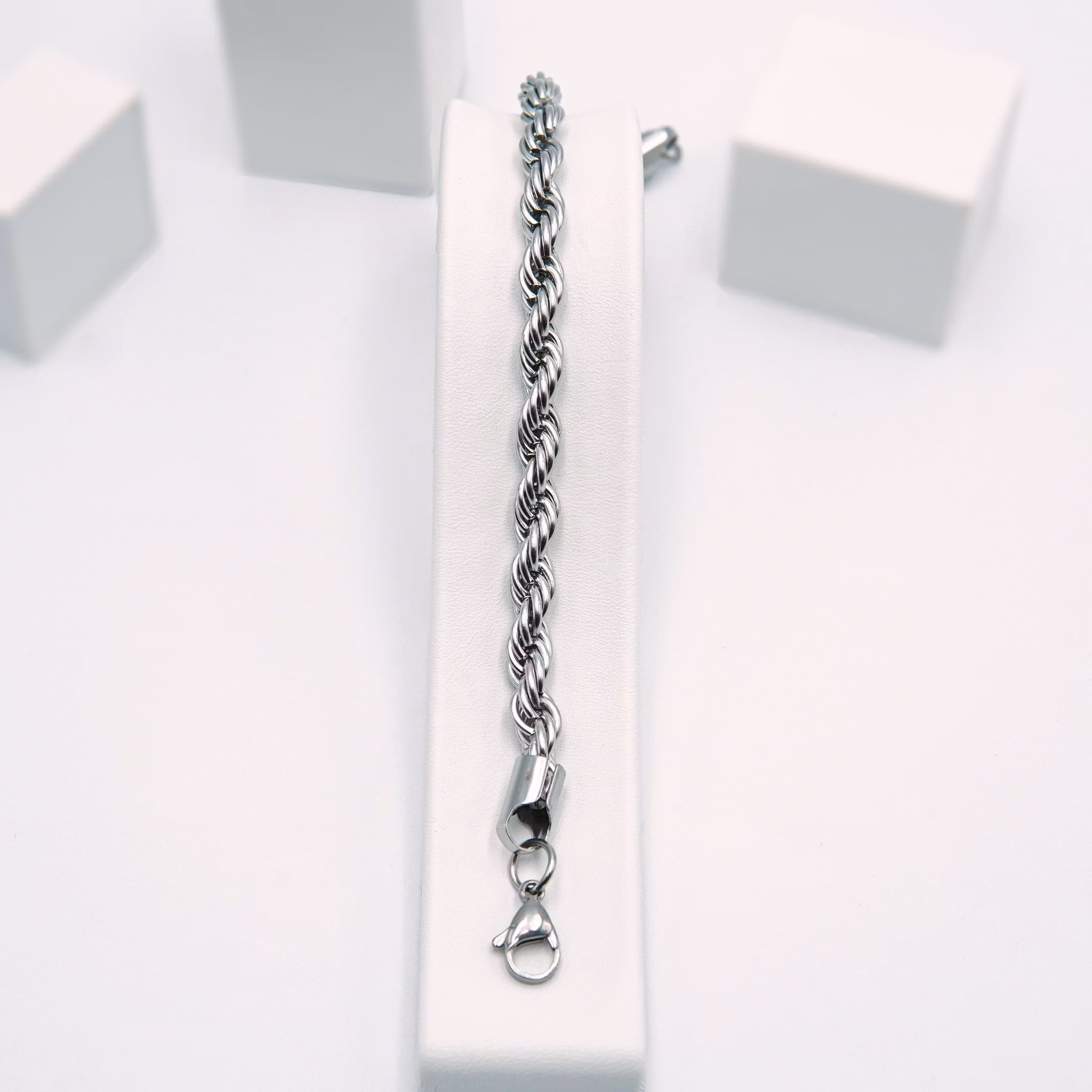 3 Stornger Together Silver man edition- Herr Armband Steel - SWEVALI