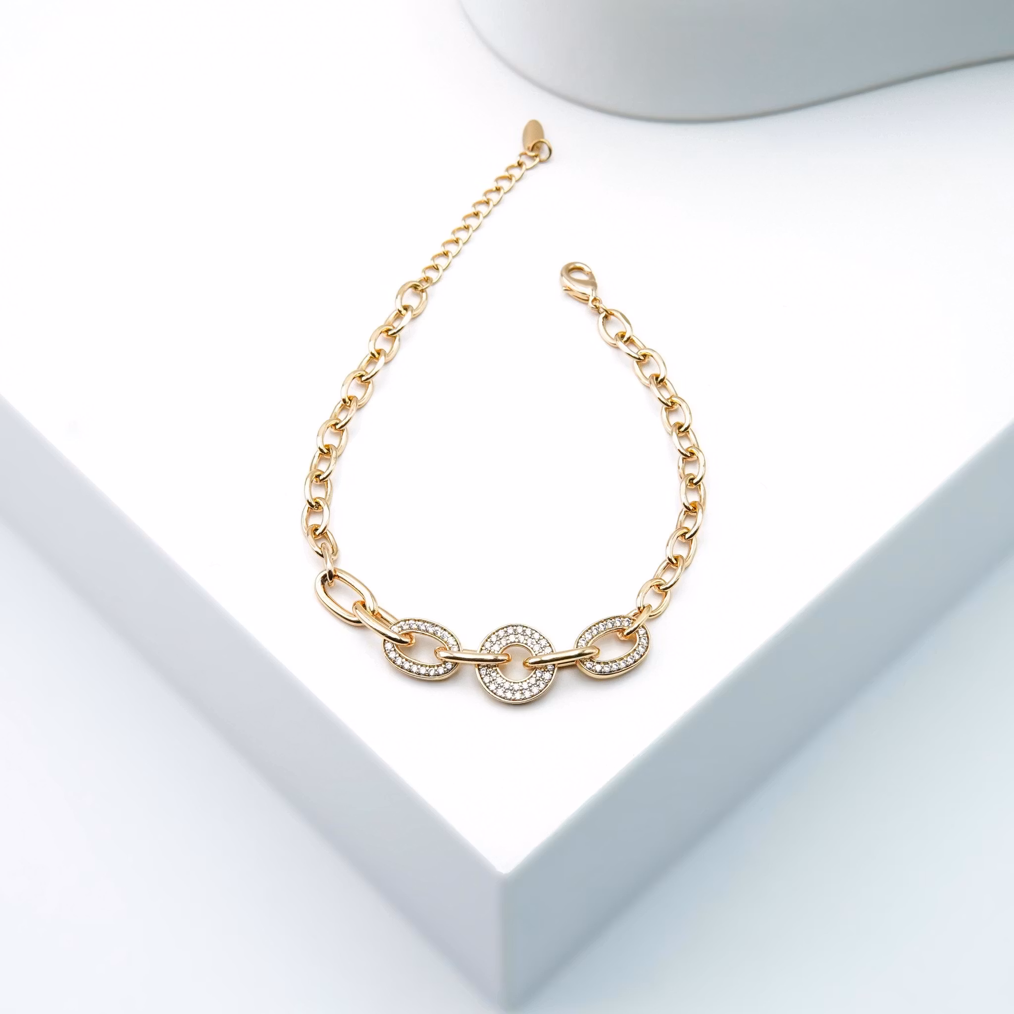 1 So Close Diamonds - Armband Dam Rose Gold Edition - SWEVALI