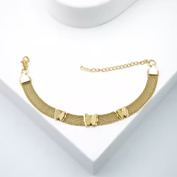 Butterfly Soft Touch - Gold Edition Armband Dam - SWEVALI