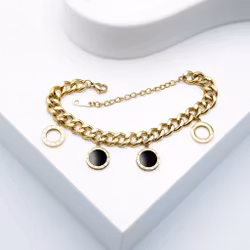 18K Guldpläterad - Era Elegance Confident - Gold Edition Armband Dam - SWEVALI