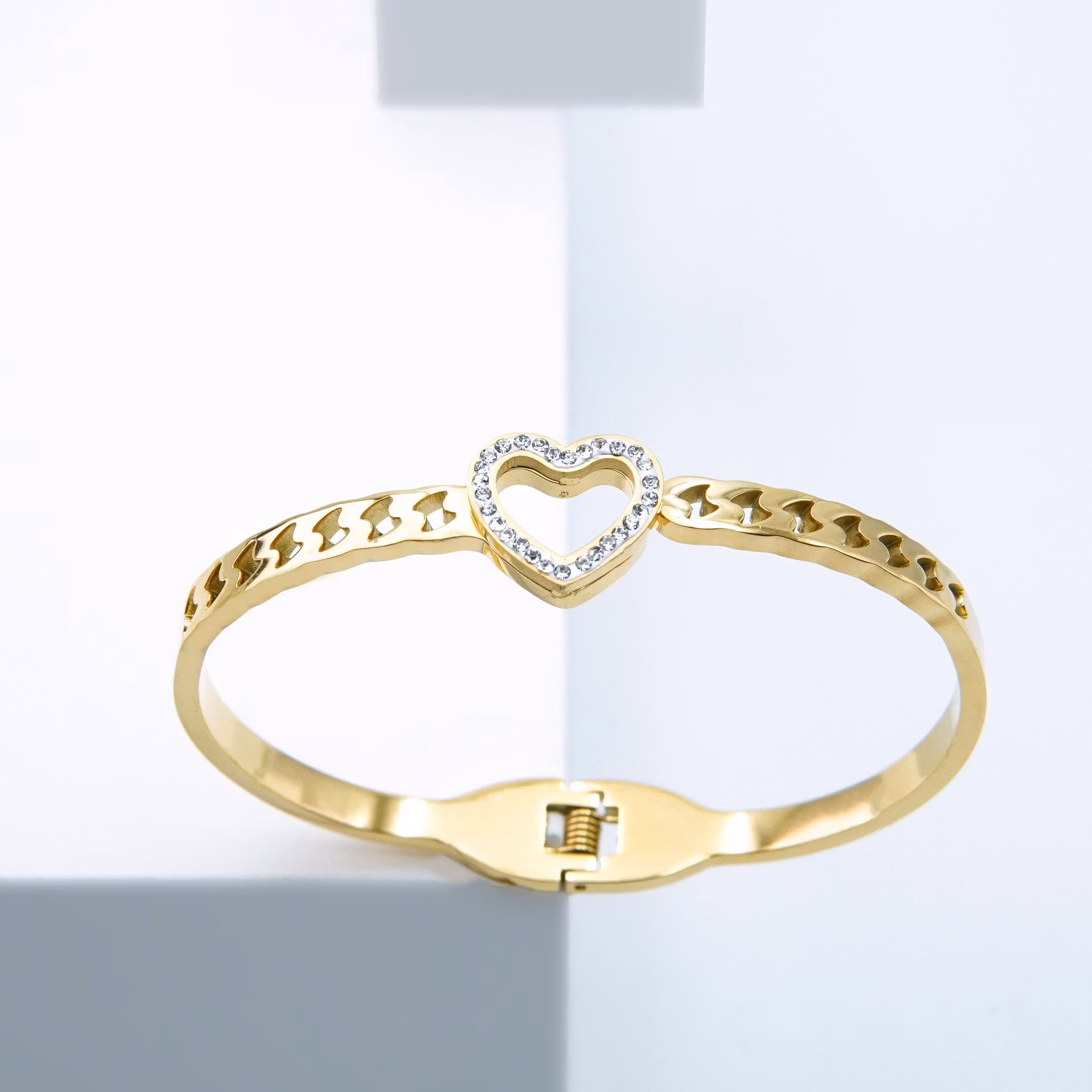 1 Sweet Heart - Armband Dam Diamond Gold Edition - SWEVALI
