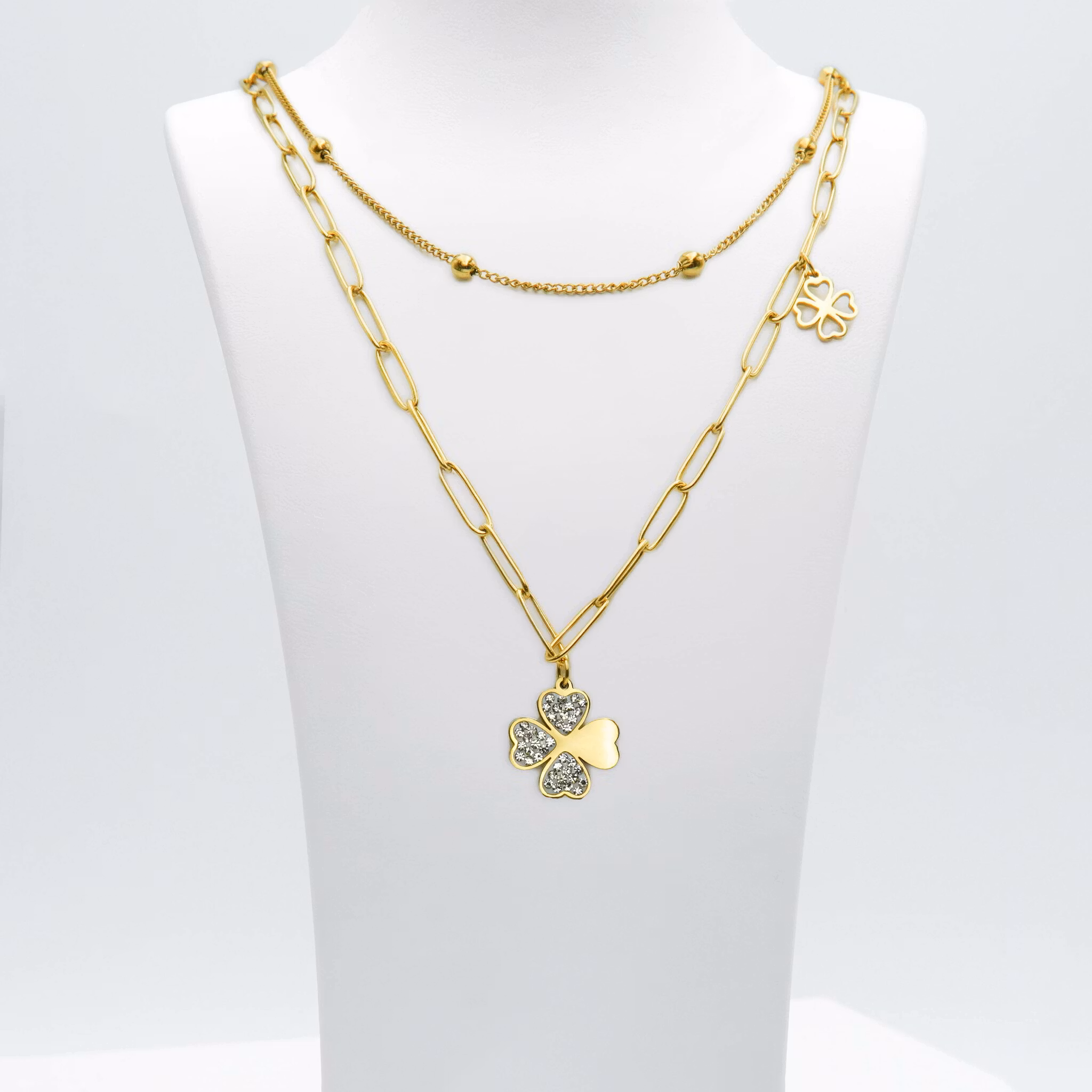 Clover De Mallorca - Gold Edition Halsband Dam - SWEVALI