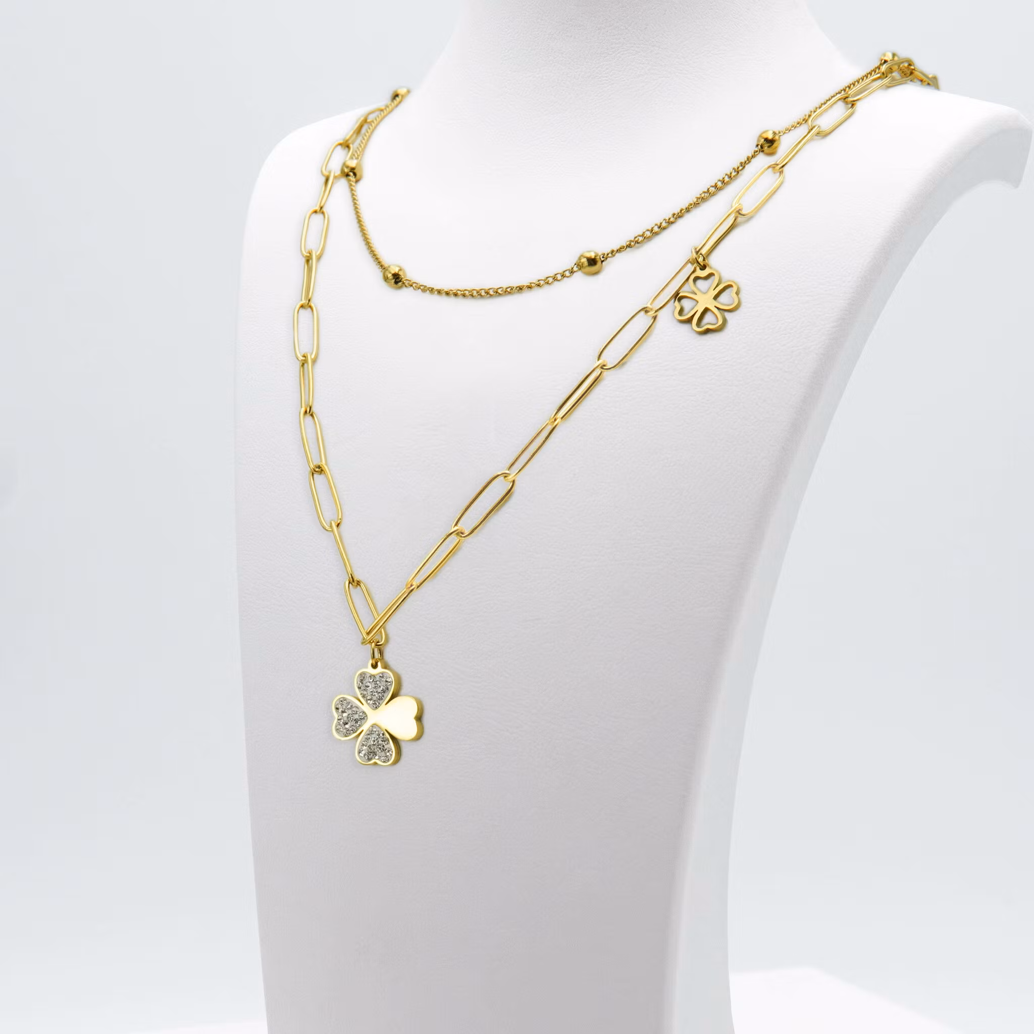 Clover De Mallorca - Gold Edition Halsband Dam - SWEVALI