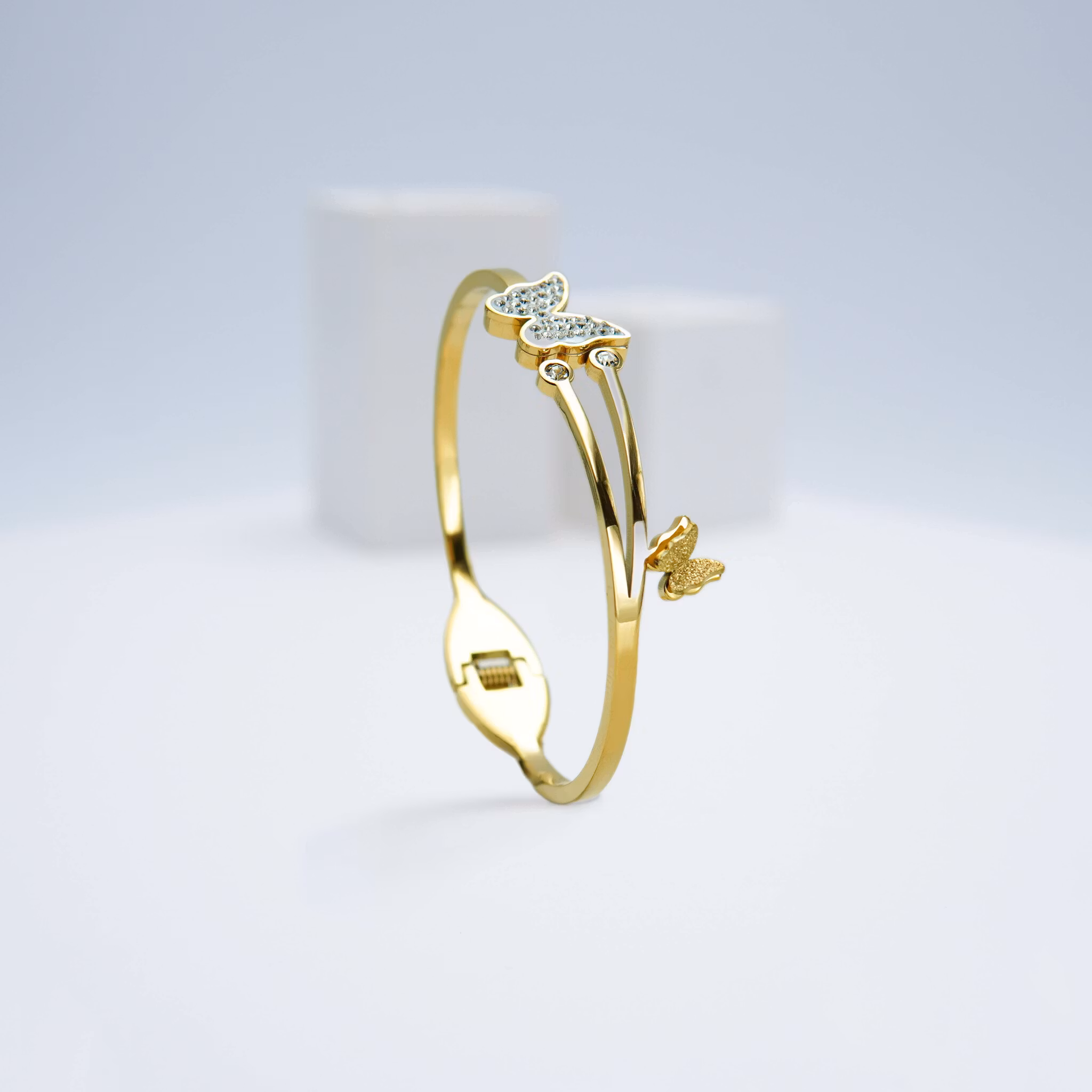 2 Butterfly Le Marseille - Gold Edition Armband Dam - SWEVALI