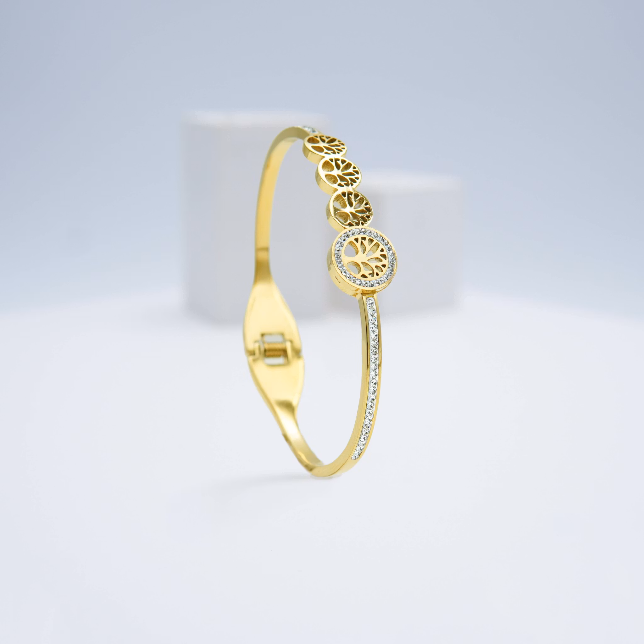 2 Tree Of Life Falling Star - Gold Edition Armband Dam - SWEVALI