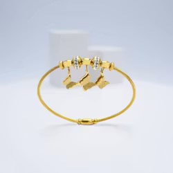 18K Guldpläterad - Butterfly Florens - Gold Edition Armband Dam - SWEVALI