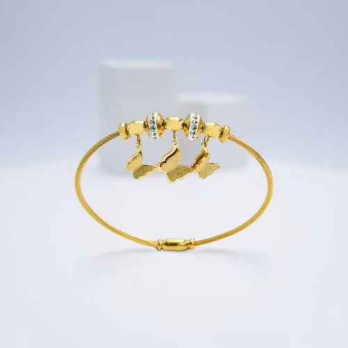 18K Guldpläterad - Butterfly Florens - Gold Edition Armband Dam - SWEVALI