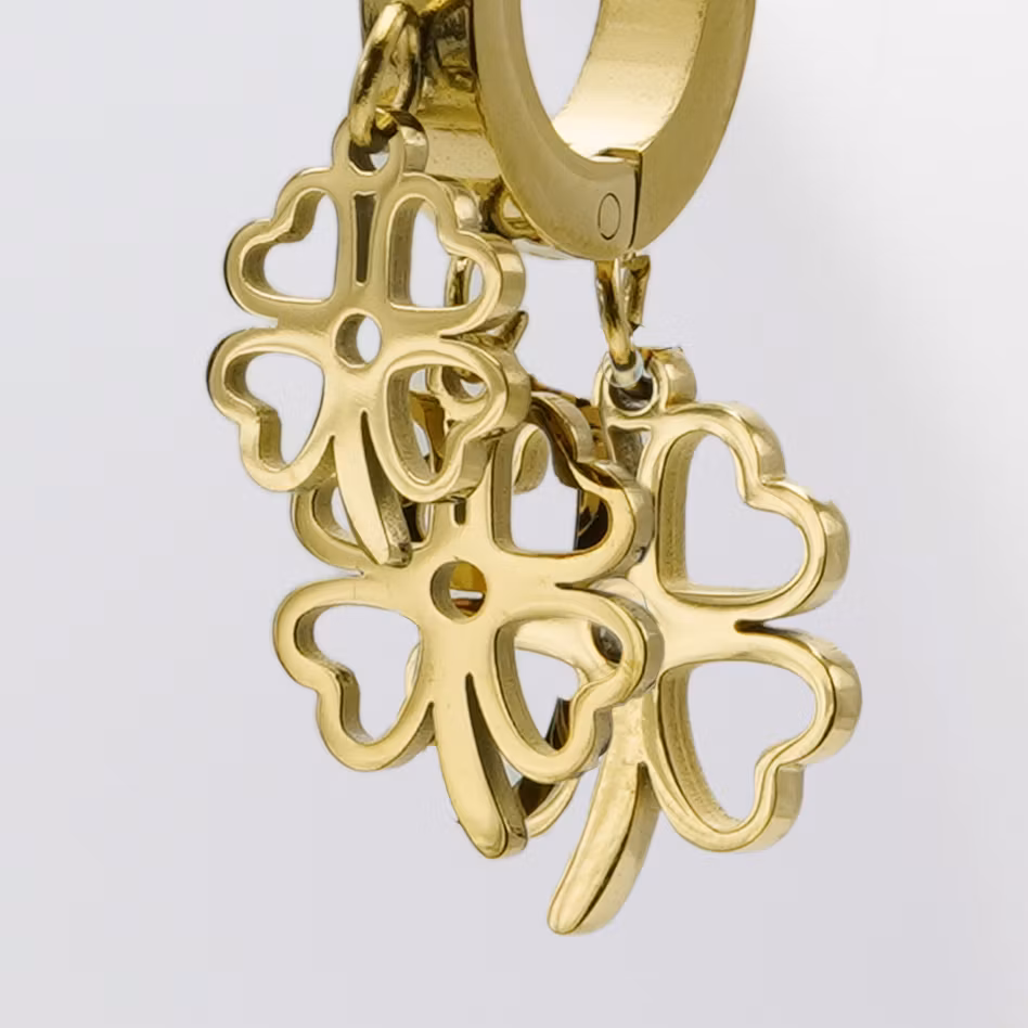 Clover Trio Set - Gold Edition Örhänge Dam - SWEVALI