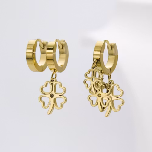 Clover Trio Set - Gold Edition Örhänge Dam - SWEVALI