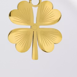 18K Guldpläterad - Clover Lucky Every Day - Gold Edition Örhänge Dam - SWEVALI