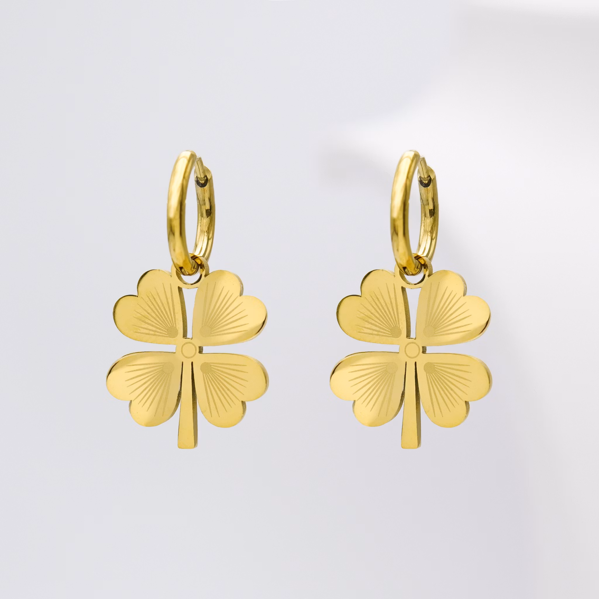 Clover Lucky Every Day - Gold Edition Örhänge Dam - SWEVALI