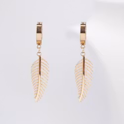 18K Guldpläterad - Palmes d'or de SWEVALI Gold Edition - Örhänge Dam - SWEVALI