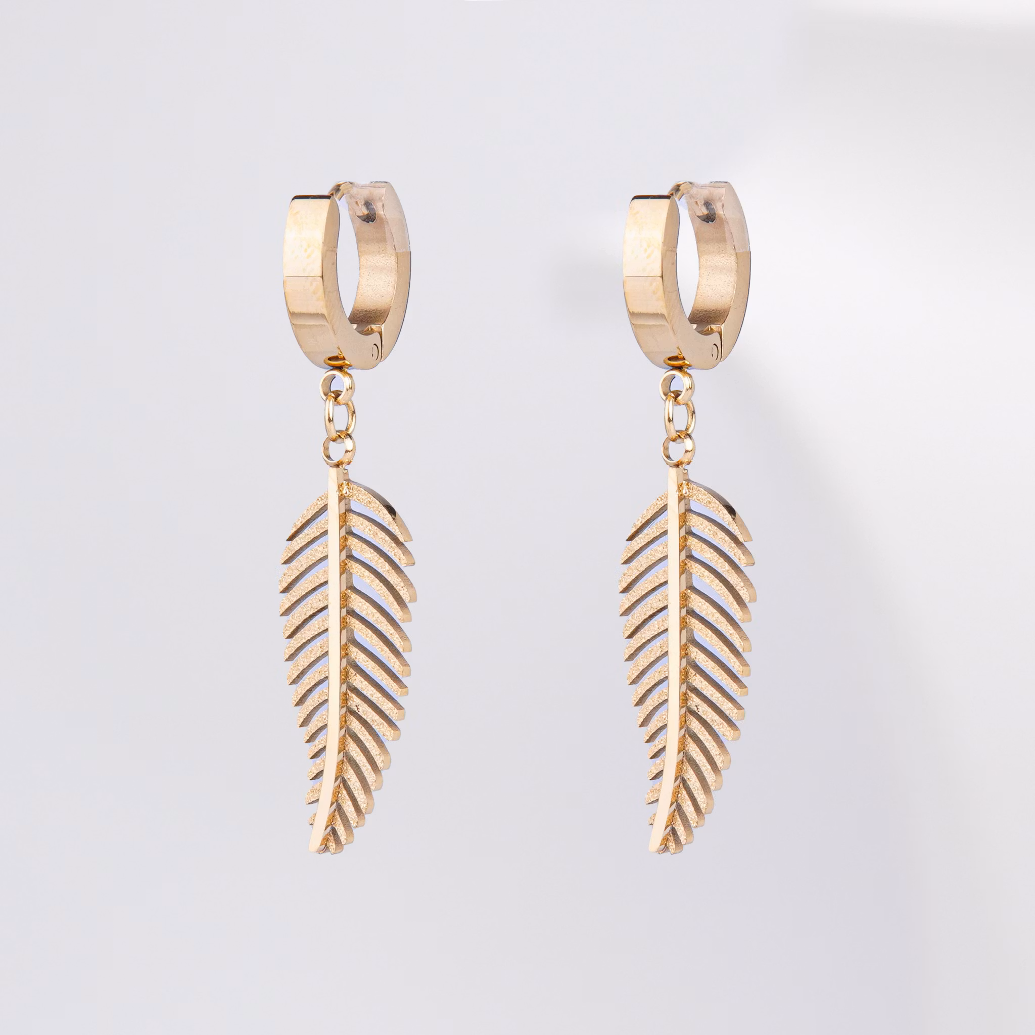 18K Guldpläterad - Palmes d'or de SWEVALI Gold Edition - Örhänge Dam - SWEVALI