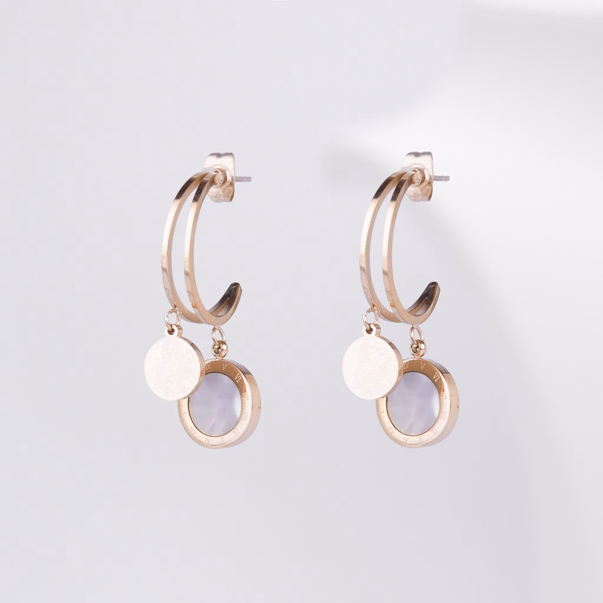 Era Elegance Eclipse Rose Gold Edition - Örhänge Dam - SWEVALI