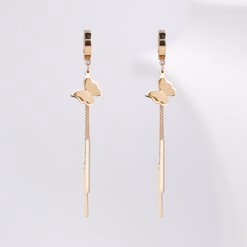 18K Guldpläterad - Butterfly Grace Brace Gold Edition - Örhänge Dam - SWEVALI