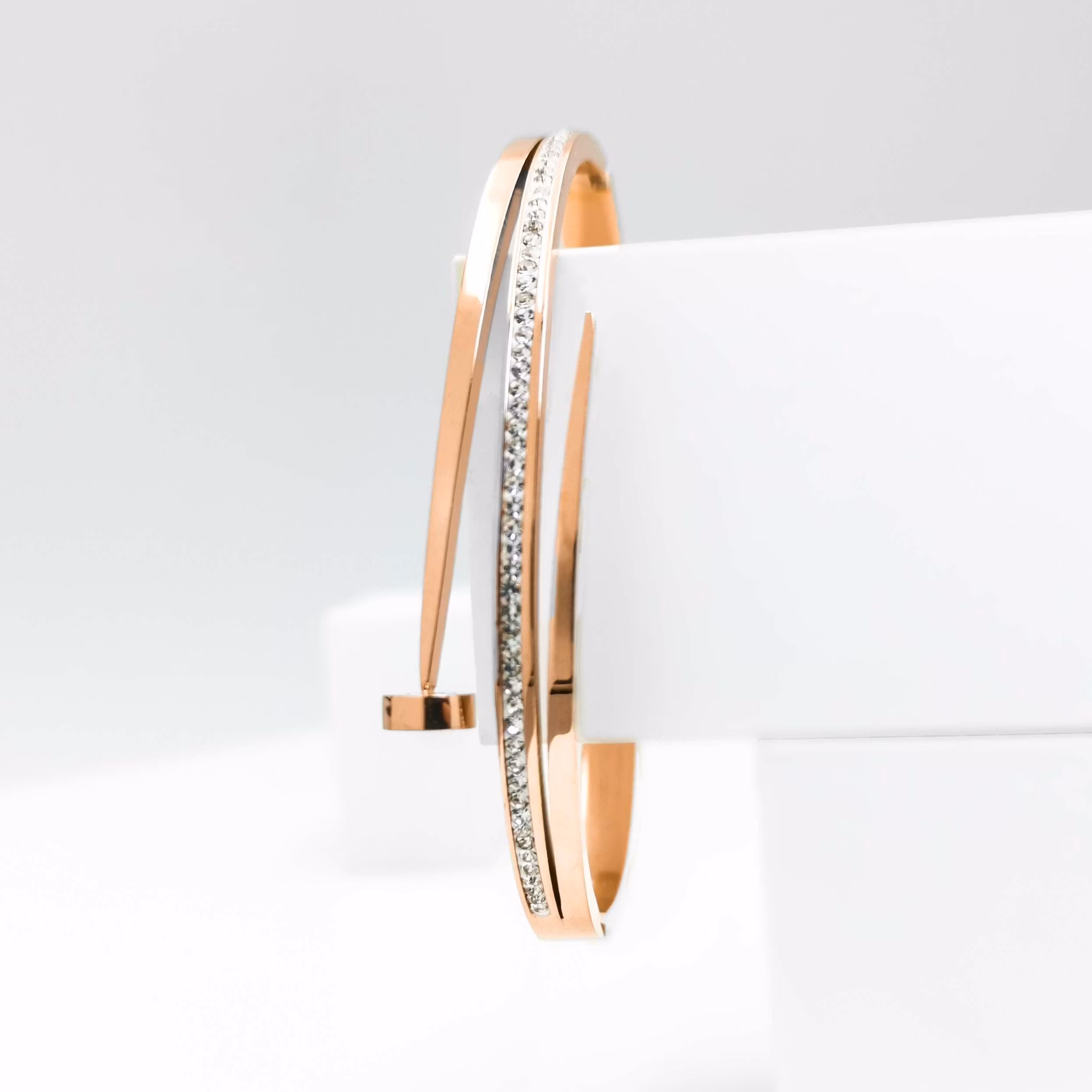 18K Guldpläterad - Naily Rose Gold Premium Edition Armband - SWEVALI