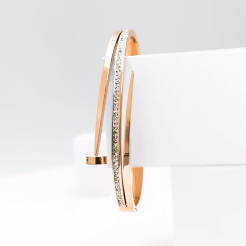18K Guldpläterad - Naily Rose Gold Premium Edition Armband - SWEVALI