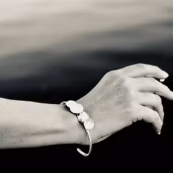 Bubble trouble, silver armband