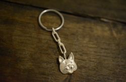 Nyckelring i silver, flera alternativ