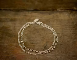 2-radigt silverarmband