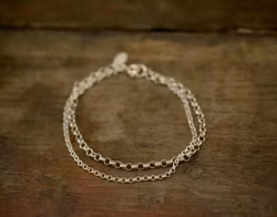 2-radigt silverarmband