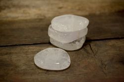 Bergkristall platta, stor touchstone