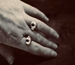 Mouse ears, silverring